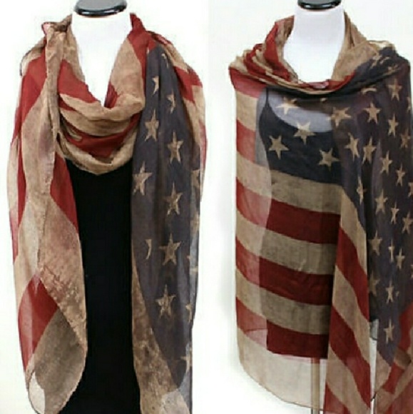 boutique Accessories - Patriotic large American flag light weight